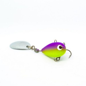 Тейл-спиннер X-tackle Booby XP002-yellow/violet