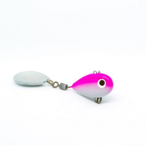 Тейл-спиннер X-tackle Booby XP004-white/pink